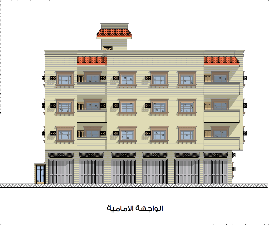 مبنى سكني تجاري — مخطط أو تصميم 5