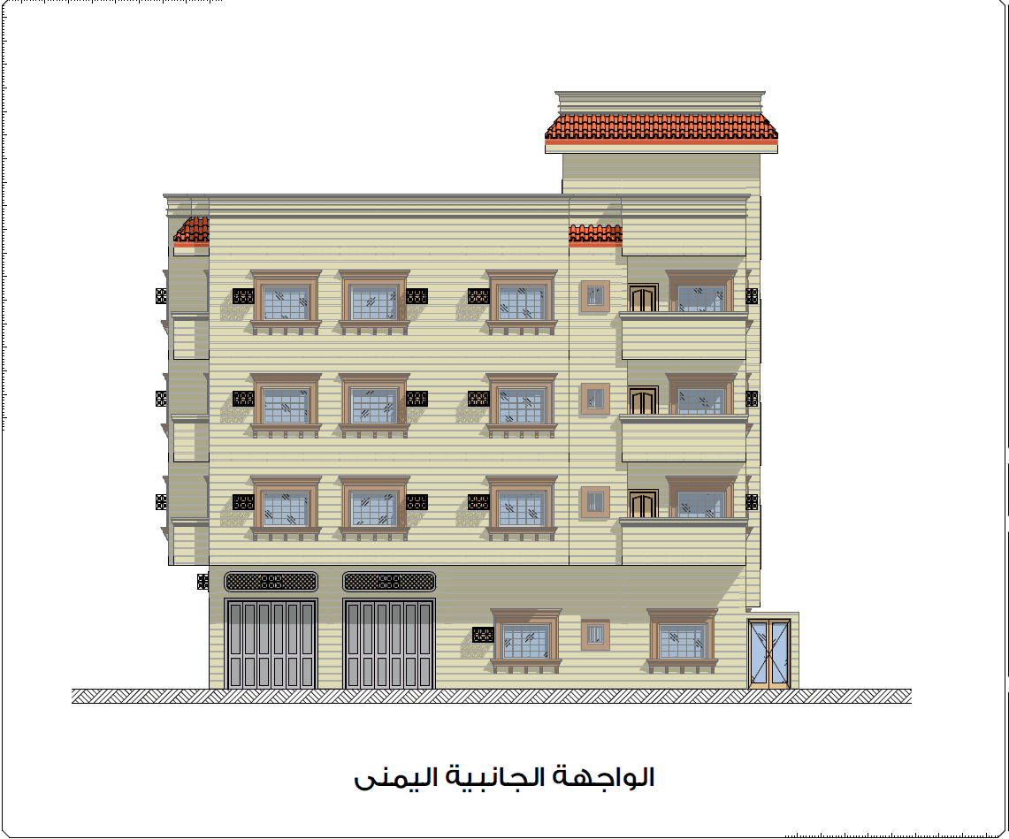 مبنى سكني تجاري — مخطط أو تصميم 7