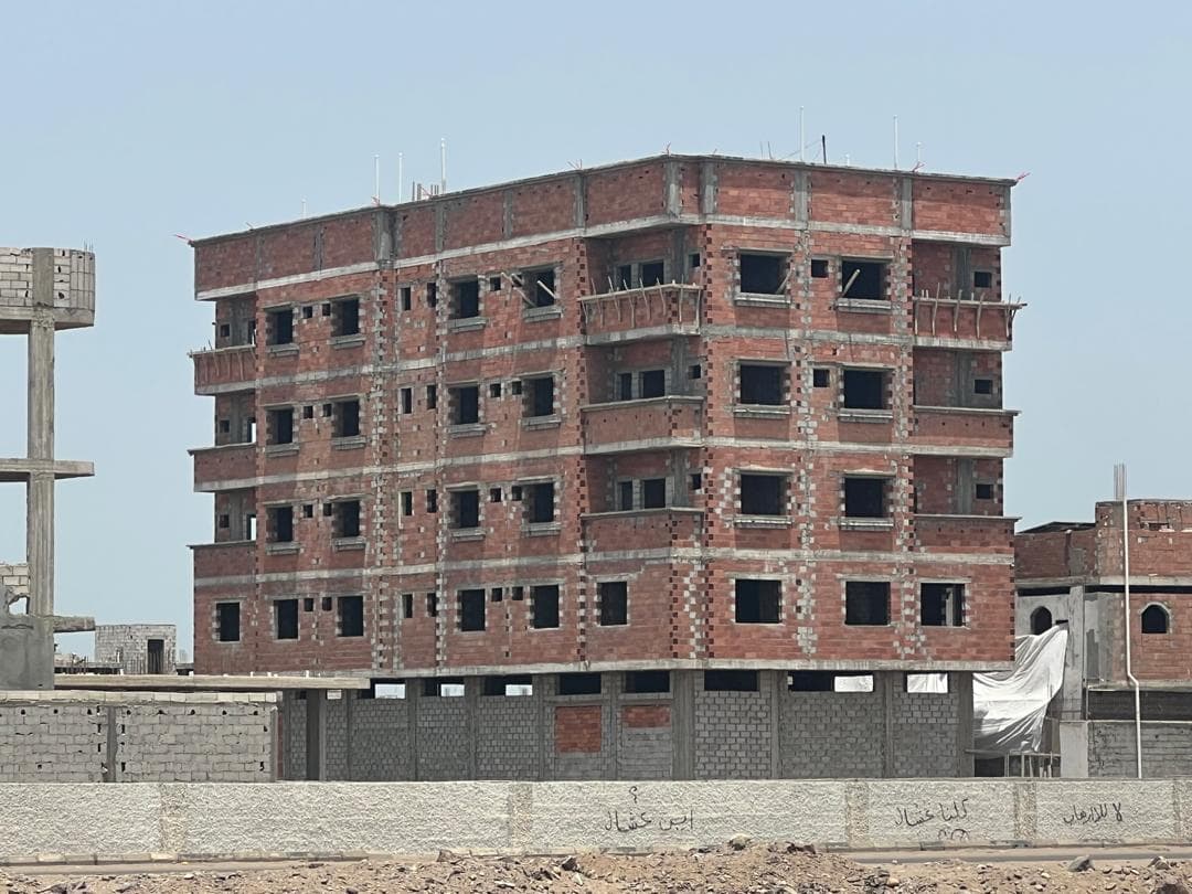 مبنى سكني — الشكل النهائي بعد التنفيذ